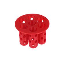 7-Hole Seed Germination Tray Easy Setup No Soil Seedling Tray Space-Saving Garden Nursery Pot Diy Home Garden Hydroponic Parts raudona