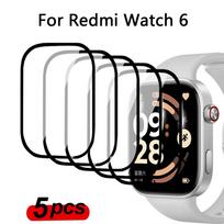 TPU Film For Xiaomi Redmi Watch 6 Accessories Screen Protector Curved HD Clear Anti-Scratch Coverage Film for Redmi Watch6 Film Redmi Watch 6 gray
