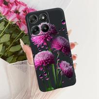 For Motorola Moto G15 Power Case bowknot Painted Proection Cover Soft Silicone Phone Shell For  Moto G15 G17 Power Phone Bags Moto G15 pink
