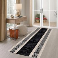 Modernus Minimalistinis Koridoriaus Takelis Grindų Kilimėlis Kilimai Kilimai Namų Dekoras Plaunamas Plotinis Kilimėlis Nordic Stiliaus Kilimėliai Miegamajam Kilimėliai 40X120CM gray
