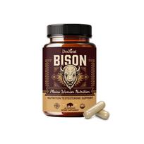 Docteat BISON - Testosterono palaikymas ir vyrų gyvybingumo kapsulės (60 vienetų) 1pack