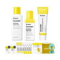 Dr.Jart+ Ceramidin Routine Care Set Serum Toner + Milky Lotion + Cream Intensive Moisturizing Kit yellow