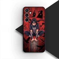 Cover for Samsung Galaxy A35 A36 A55 A26 A05 A06 A14 A50 A51 A53 A54 A12 A13 A23 Phone Case Wallpaper Narutos Sasuke Uchiha Galaxy A35 5G brown