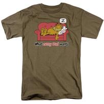 Garfield  Don't Worry Be Stupid  T-Shirt 3XL brown