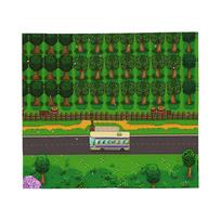 Stardew Valley Inventory Blankets Fleece Print Farming Game Multifunction Super Soft Throw Blanket for Bedspreads 75x90cm black