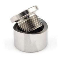 Stainless Steel O2 Sensor Bung Plug Kit-in Oxygen Sensor Nut with Threaded Plug for Exhaust Pipe Modification & Repair