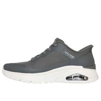 Skechers Uno Mesh Flex-EZ Air Slip-Ins Comfortable Fashionable Trendy Durable Breathable Low-Top Casual Shoes Men sneakers Olive-Green 183312-OLV 44 gray