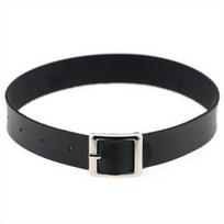 Cool Gothic Black Heart Choker: Women's Punk Metal Necklace with Collar Strap