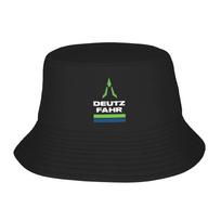 Deutz Fahr Logotipo Prekės Būtinas Kibiro Formos Skrybėlis Panama Bob Skrybėliai Lauko Mada Vasaros Paplūdimiui Žvejybai Unisex FisherUnisex Kepurės One Size gray