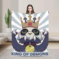 The Owl House Hooty is My Spirit Animal Fuzzy Blankets Anime Custom Throw Blankets for  Sofa Bedding Lounge 150*125cm Bedspreads 30x40in