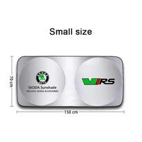 Automobilio priekinio stiklo apsaugos nuo saulės Skoda Octavia 2 A7 Tour RS Fabia 3 Rapid Kodiaq Superb Kamiq Yeti Karoq saulės apsaugos priedai Small Size