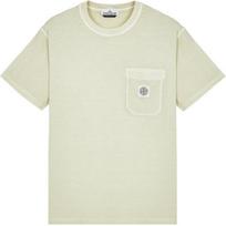 Stone Island Ss24 Cotton Slim Fit Crew Neck Short Sleeve T-Shirt Men Tops Pistachio-Green 801521957-V0151 M