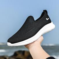 New mesh shoes men's shoes large size fly-woven running shoes sports shoes breathable mesh shoes casual shoes board shoes couple shoes 35 juoda