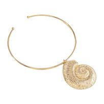 Seashells Necklace Exaggerate Starfish Choker Chain Y2K Beach Collar For Women Teens Beach Vacation Necklace Decoration