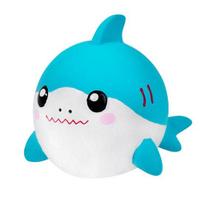Sea Animal Dog Toy Latex Squeaky Octopus Dog Chew Toy Floating Shark Puffer Fish Toy for Dogs Fetch Game mėlyna
