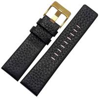 Originalus odinis dirželis laikrodžiui Diesel DZ7333 DZ7348 DZ4318 22mm 24mm 26mm 28mm 30mm Juodas Baltas Rudas Raudonas Laikrodžio Dirželis 22mm black