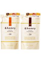 Deep Moist Shampoo Treatment Refill Pair Set &honey & beige