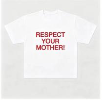 2026 Respect Your Mother Harry Styles Graphic Unisex 100cotton Shirt Summer New Unisexs Unisexs Y2k Fashion Streetwear Tshirt L red