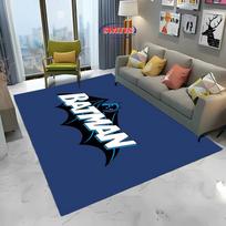 NO.2 DC Batman Theme Carpet New Release!Anti-slip Sound Insulation,Rug for Living Room Children Bedroom Office Areas,Durable Mat 40x60cm (16x24in)