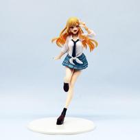 18CM Anime My Dress Up Darling Sexy Adorable Kitagawa Marin Sexy School Uniform Model PVC Action Plaything Collectible Present For Kids Fans