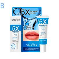 Sadoer 5X Niacinamide Plumping Lip Mask - Intense Hydration & Anti-Dryness For Soft, Pink Lips | Care Chapped Lips Overnight