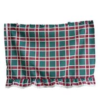 Oven Curtain, with Tie-Down Straps, Vintage Style, Easy Fastening Farmhouse Oven Door Ruffled Stove Skirt Curtain for Kitchen S