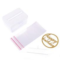 Funny Surprise Birthday Cake Money Pulling Box DIY Decor Reusable Creative Cake Making Mold Kitchen Gadgets white