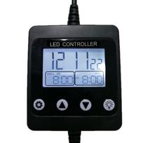 2025 New Aquarium Controller System Light Timer Modulator LCD Display Lamp Timing Dimming System for Fish Tank China Mainland gray