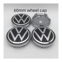 (60mm ratlankio dangtelis 1) 4 vnt. nauji 3D Volkswagen 56mm 60mm 65mm 68mm Automobilio emblema Ratlankio centrinės dalies dangtelis Ženkliuko dangteliai Lipdukas Decal Stiliaus priedai