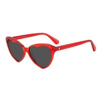 Kate Spade Logo design acetate irregular sunglasses women red VELMA-S-C9AF7IR raudona