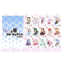 Anime Poker Cards Re:Life In A Different World From Zero Cosplay Board Game Cards Hardcover Collection Gift Box mėlyna