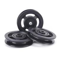 90 Mm juodo guolio skriemulio rato trosas, sporto salės įrangos dalis, atspari dilimui N/A black