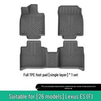 TPE grindų kilimėliai ir bagažinės įdėklas 26 Lexus ES modeliams gray