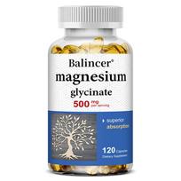 Magnesium Glycinate 500mg Softgels Superior Absorption Mineral Formula 120 Count 120 Capsules