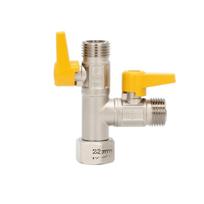 Brass T-Type Three-Way with /Off, External, 2 Grams Diverter for Plumbing one size
