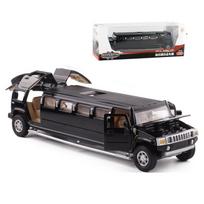 1:32 lydinio pailgintas limuzino automobilio modelis metaliniai liejiniai transporto priemonės su garsu, šviesa, atsukamas automobilis kolekciniai žaislai vaikams dovanos B226 gray