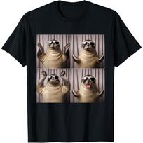 Funny Sea Lion Seal Animal Ocean Gift for Seal Lovers T-Shirt S juoda