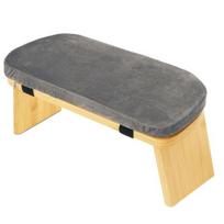 Medinis meditacijos suoliukas Ergonomiška sulankstoma meditacijos kėdė su pagalvėle Tvirtas nešiojamas Seiza Maldos jogos klūpėjimo taburetė B