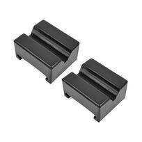Automobilio keltuvo guminis padas su grioveliu, adapteris, slenkstų apsauga, priedai, universalus keltuvo padas, grindinio keltuvo padas-adapteris black
