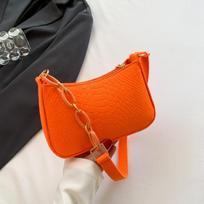 Popular Retro Gentle Temperament Small Square Bag Autumn One-shoulder Handheld Fashionable Casual and Fashionable Underarm Small Square Bag black