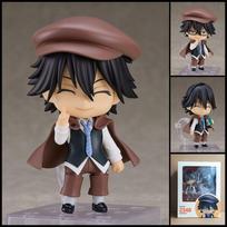 Nakajima Atsushi Dazai Osamu Edogawa Rampo Q Version Toy Model Doll Ornament Children Present gray