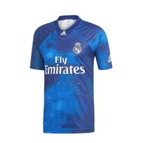 Adidas Real Madrid Fly Emirates Futbolo marškinėliai Vyriški Daugiaspalviai EA2128 S blue
