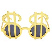 Funny Dollar Casino Party Sunglasses Childrens Day Birthday Photography Supplies Casino Theme Eyewear Party Supplies beige
