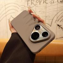 For Huawei Pura 90 Pro Max Case New Solid Color Drop-proof Liquid Silicone Phone Back Cover For Huawei Pura 90 Pro Shell Bumper Huawei pura 90 pro pilka spalva