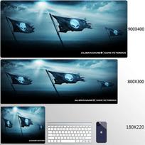 Alienware Animation Mousepad Natural Rubber Antislip Base Table Mats XXL Large Computer Keyboard Carpet Speed Mouse Pad xcm 300x800x2mm