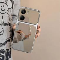 Case for Xiaomi POCO X7 Pro 5G,M7 4G Trending Big Window Cover Mirror Phone Casing POCO X7 Pro 5G gray