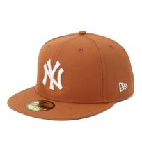 NEW ERA 59FIFTY MLB York Yankees Earthy Brown Cap 70908533 Fitted Baseball Hat Flat Visor Unisex Street Style brown