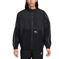 Nike Air Logo Zip-Up Long Sleeve Jacket Men jackets Black FN7687-010 M black