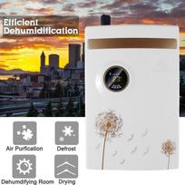 100W 2.5L Elektrinis oro sausintuvas Džiovintuvas Namams Vandens pilnas Aliarmo Ekrano Drėgmės Surinkėjas Vėsinantis Oro Džiovintuvas gray