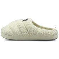 Puma Scuff Sherpa Šlepetės Whisper White Unisex Sportbačiai Juodi 384943-01 42 beige